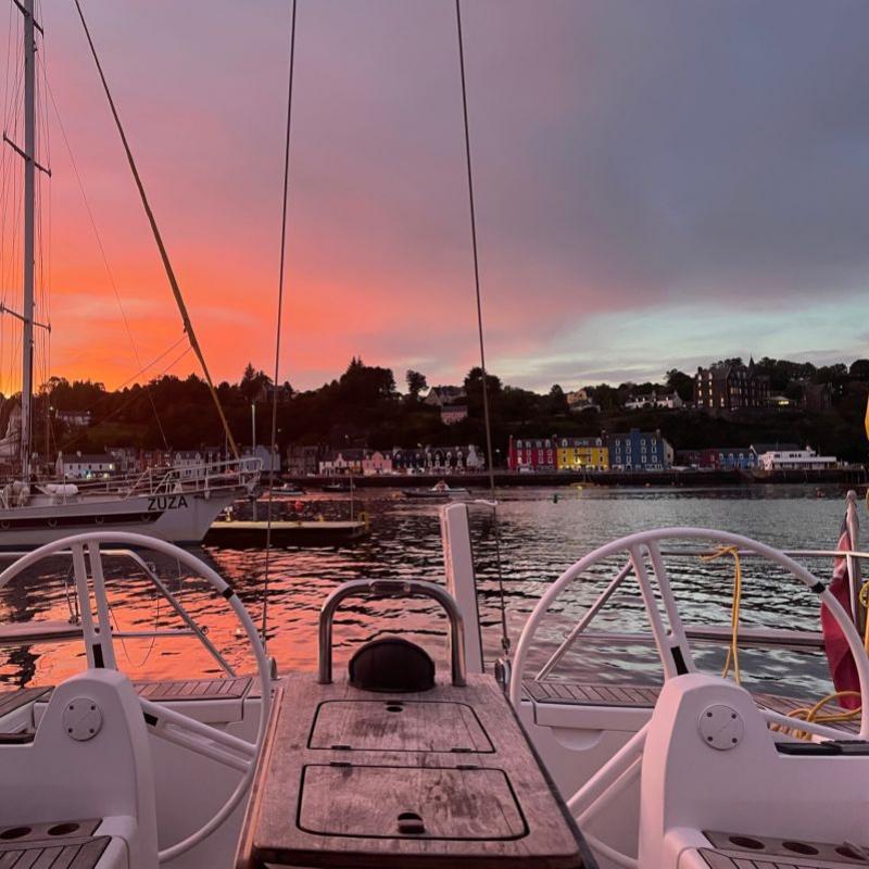 Skippertraining im Rahmen eines Törns zu den äußeren Hebriden